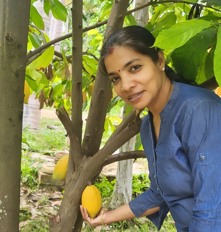 Chef Subha Srihari in her kitchen